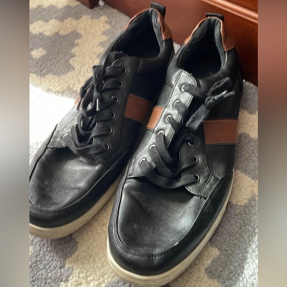 ALDO Men’s casual shoes, black and brown, size 13
